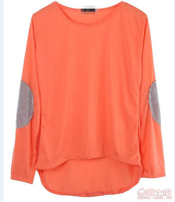 【2016春夏新款大碼寬松長(zhǎng)袖女裝T恤針織衫歐美外貿(mào)速賣通廠家675】深圳市寶安區(qū)西鄉(xiāng)向左還是右服裝廠 - 產(chǎn)品庫